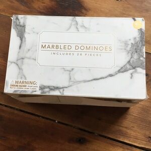 Marbled Dominoes Game Set -  New